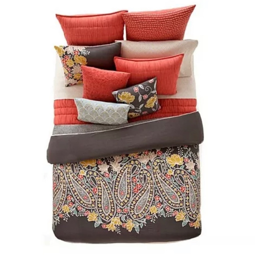 Twin Comforter Cover Set - Duvet and Pillow Sham